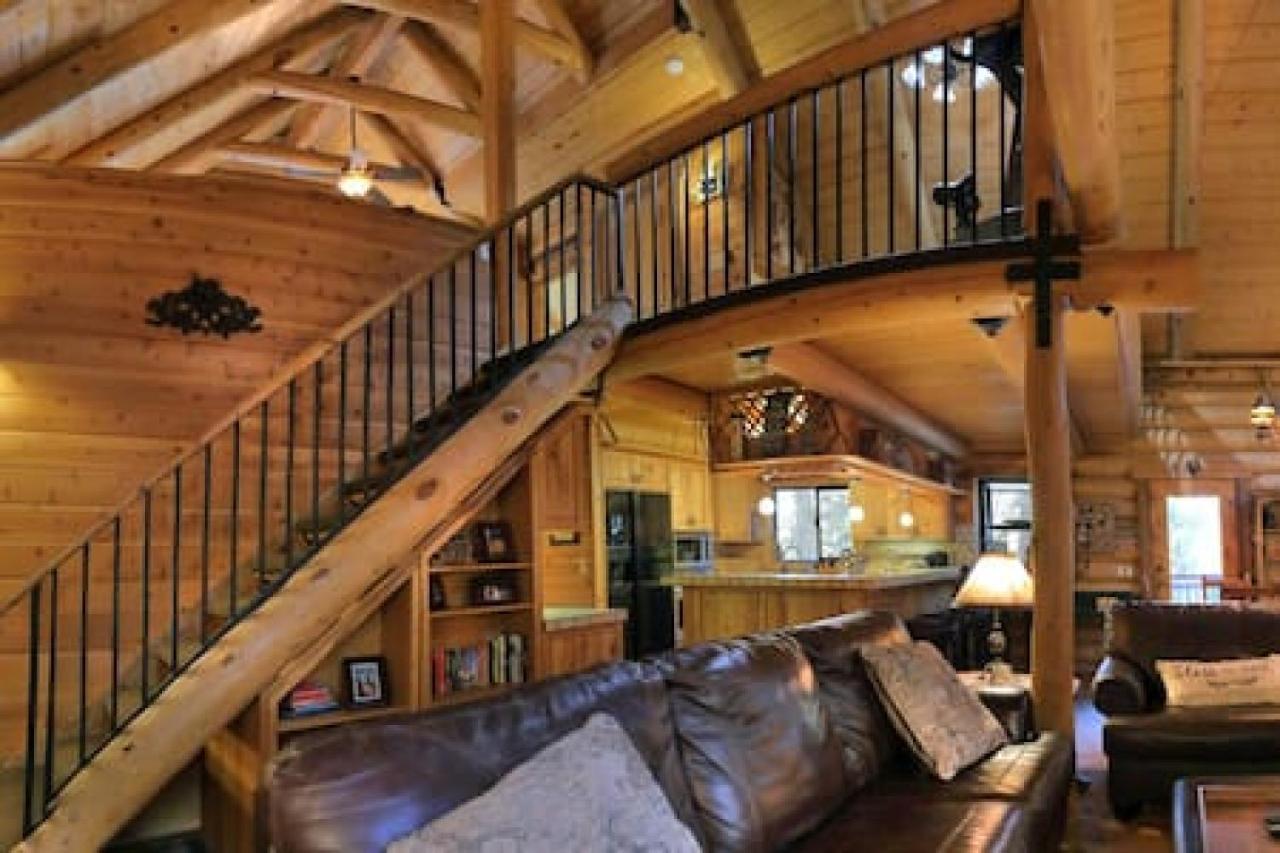Eagles Nest - Natural Log Cabin With Guest House Idyllwild Exterior foto